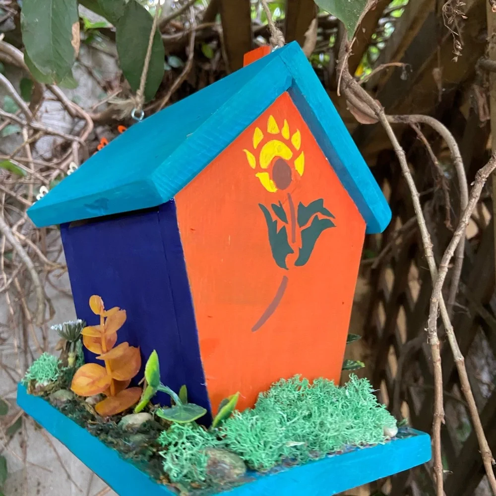 Colorful Butterfly Birdhouse